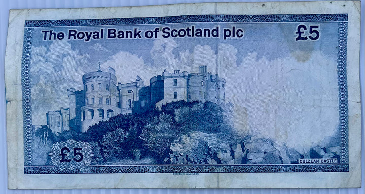 Scotland 1985 5 Pounds P-342 Used World Banknote Cool Coins & Notes 