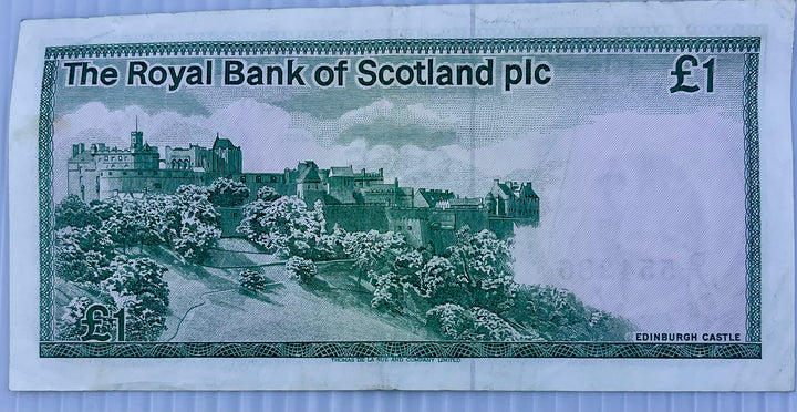 Scotland 1986 1 Pound P-341 Used World Banknote Cool Coins & Notes 