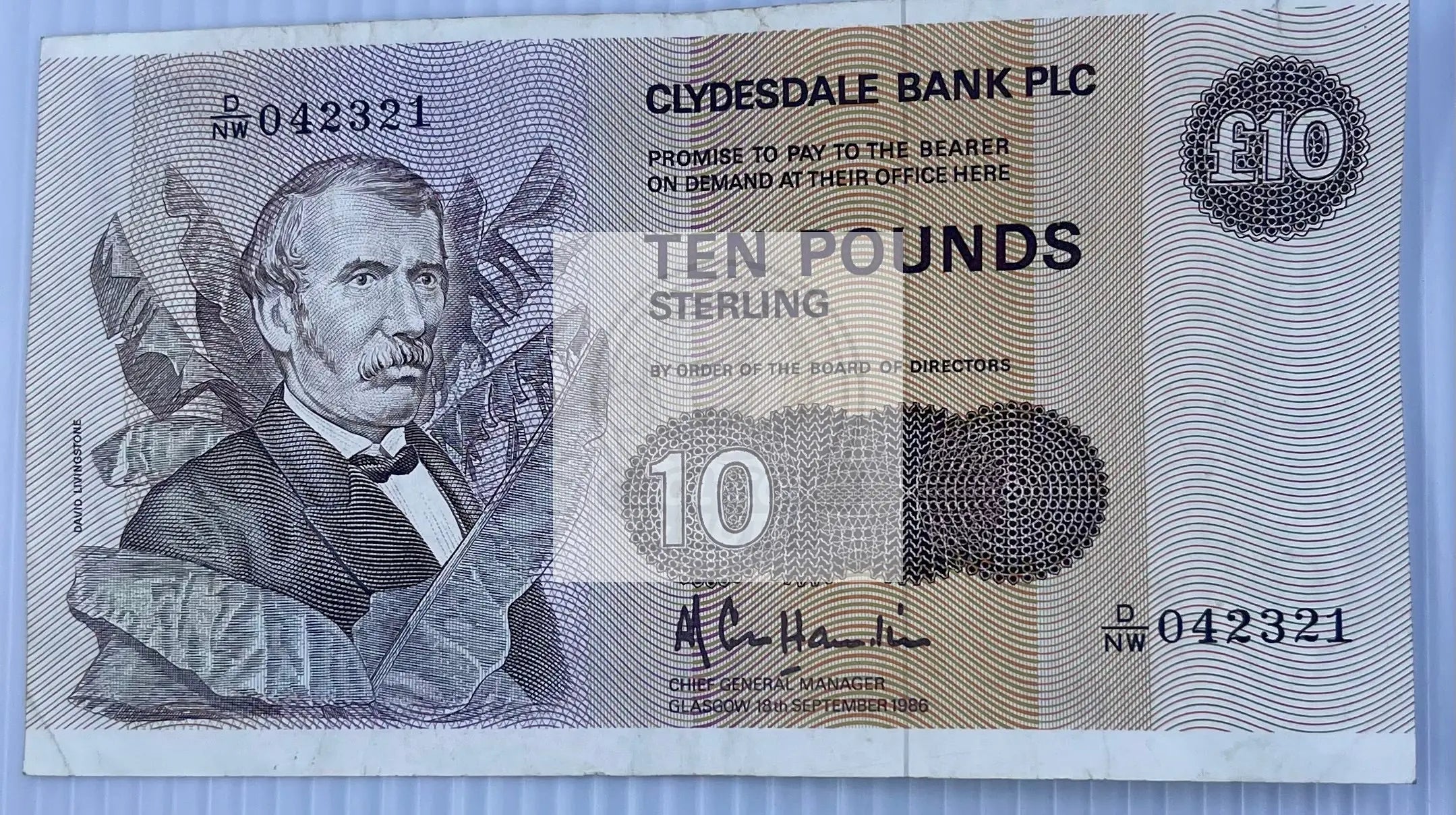 Scotland 1986 10 Pounds P-213 Used World Banknote Cool Coins & Notes 