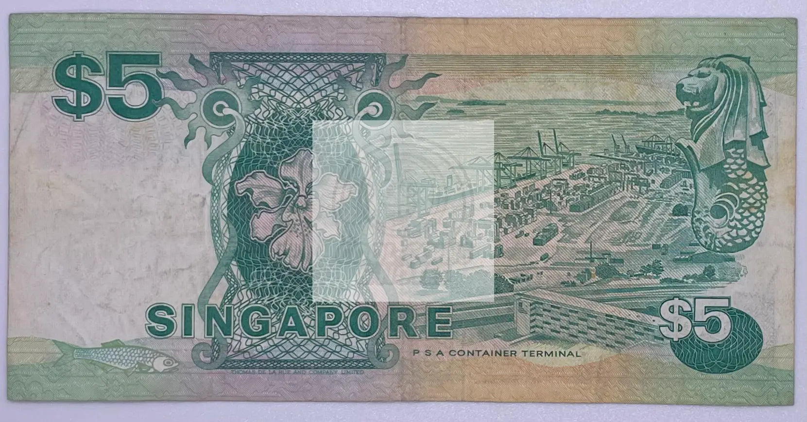 Singapore 5 Dollars, 1997  P-35 Banknote, Used - Cool Coins & Notes