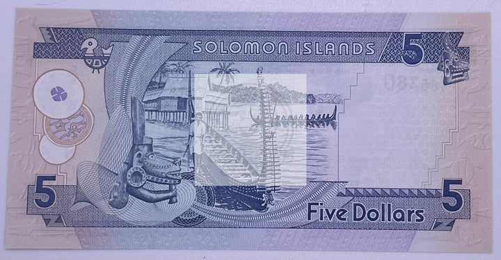 Solomon Islands 5 Dollars, 1986 ND, P-14, UNC - Cool Coins & Notes