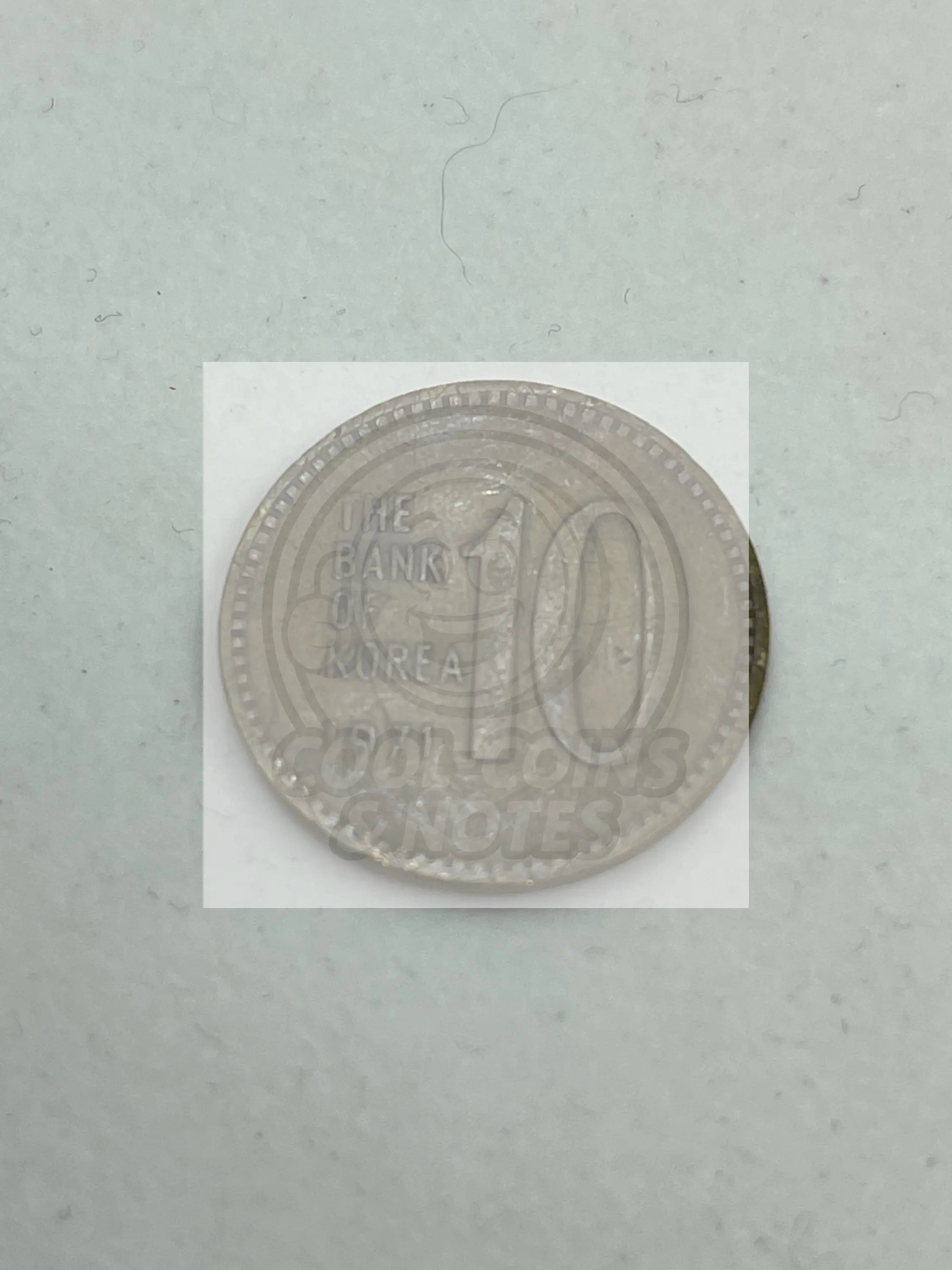 South Korea 1971 10 Won Coin - Cool Coins & Notes
