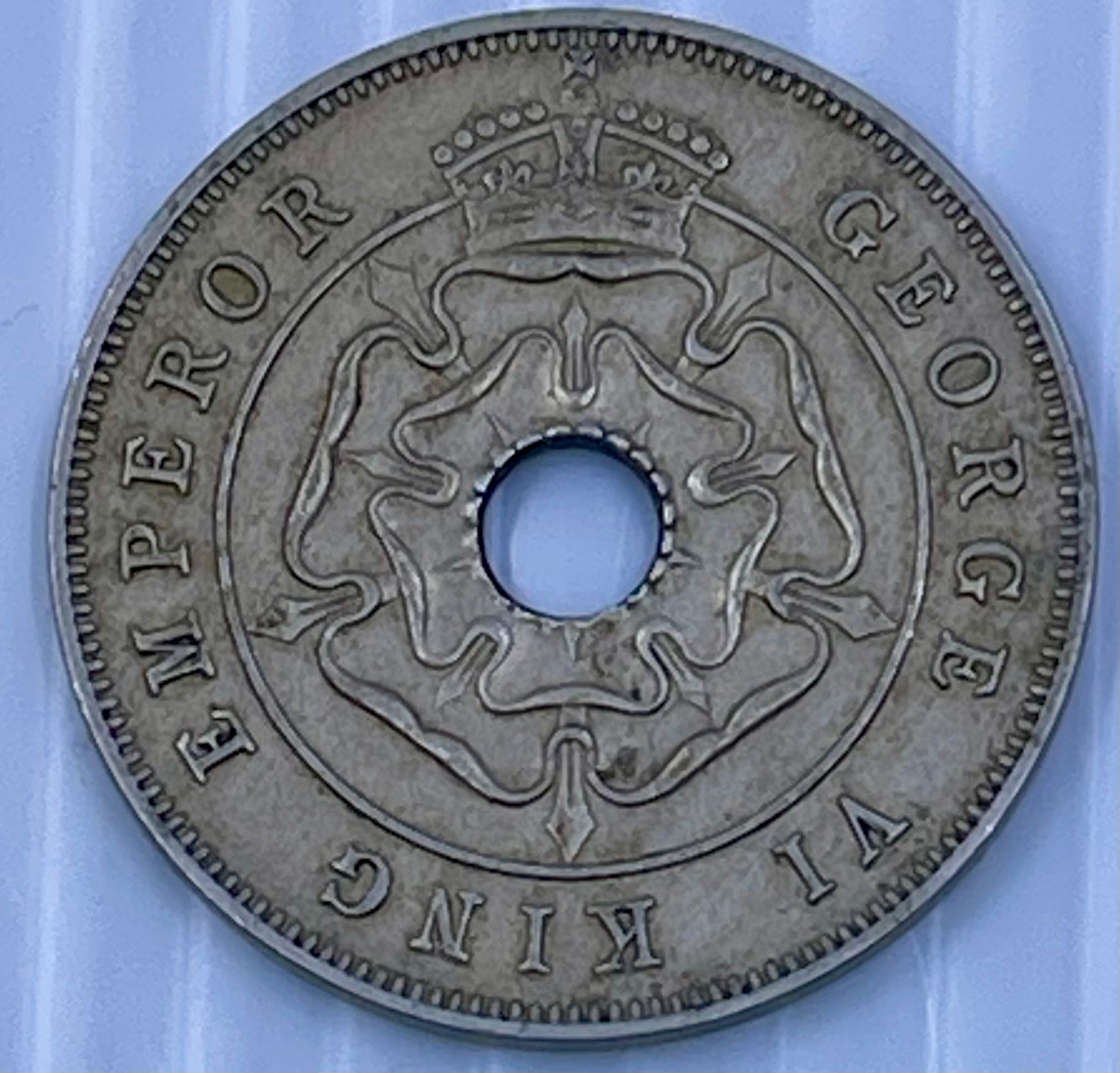 Southern Rhodesia 1940 1 Penny KM8a Bronze Coin - Cool Coins & Notes