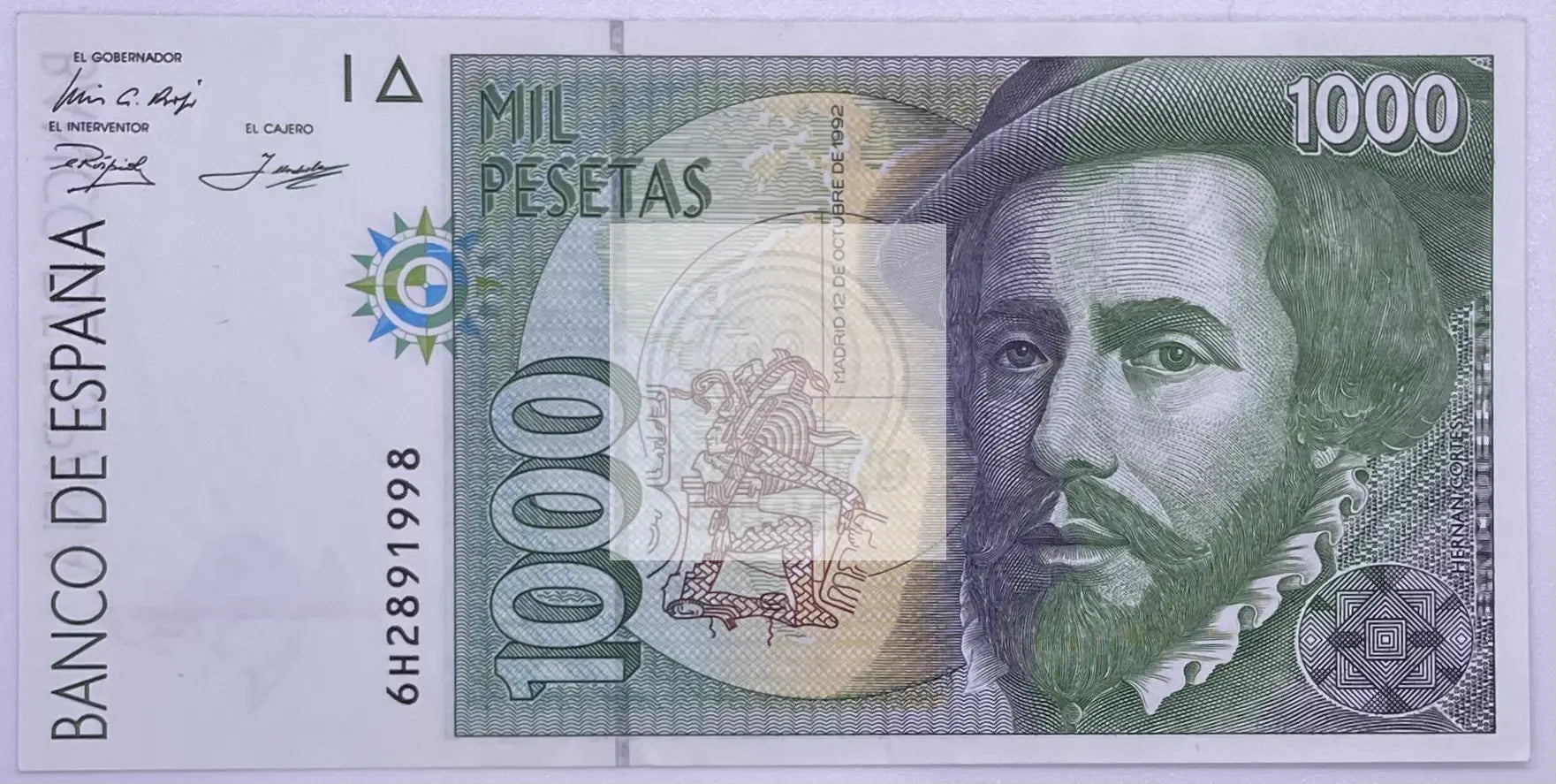 Spain 1000 Pesetas 1992 P-163,, World Banknote - Cool Coins & Notes