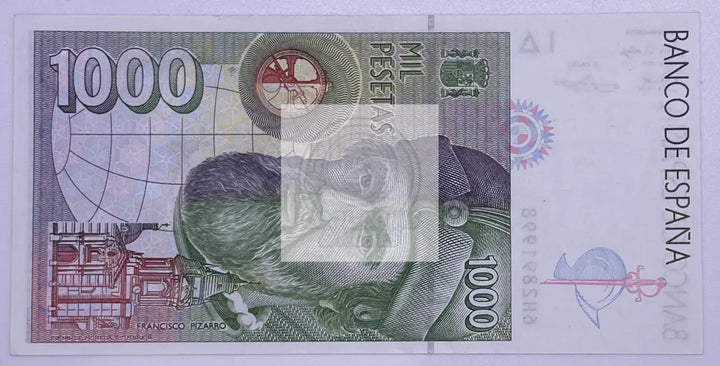 Spain 1000 Pesetas 1992 P-163,, World Banknote - Cool Coins & Notes