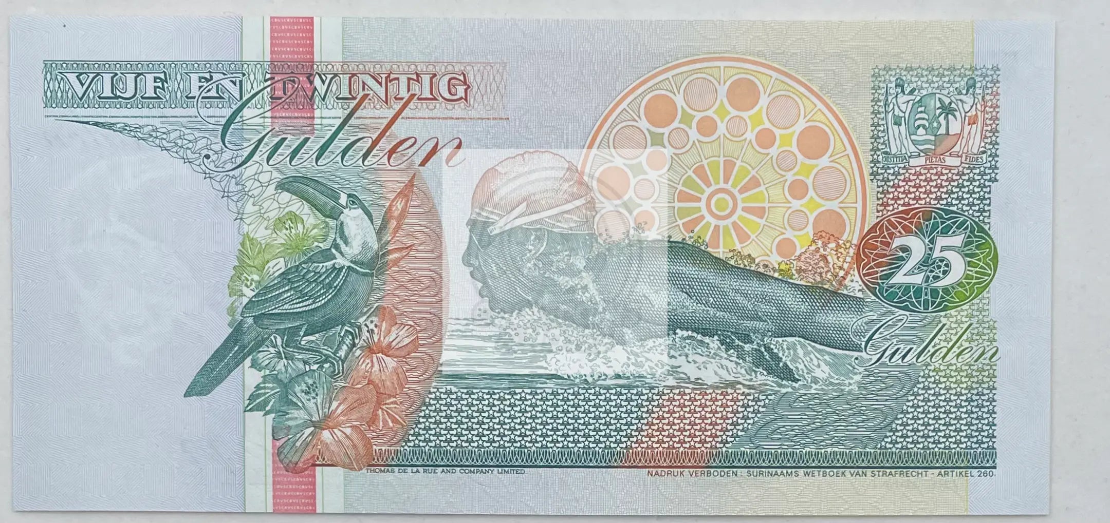 Suriname 1996 25 Gulden P-138c UNC, World Banknote - Cool Coins & Notes