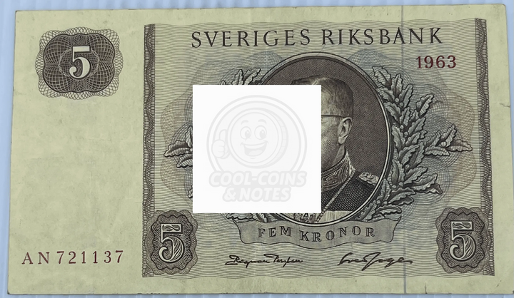 Sweden 1962 10 Kronor P-50 Used World Banknote