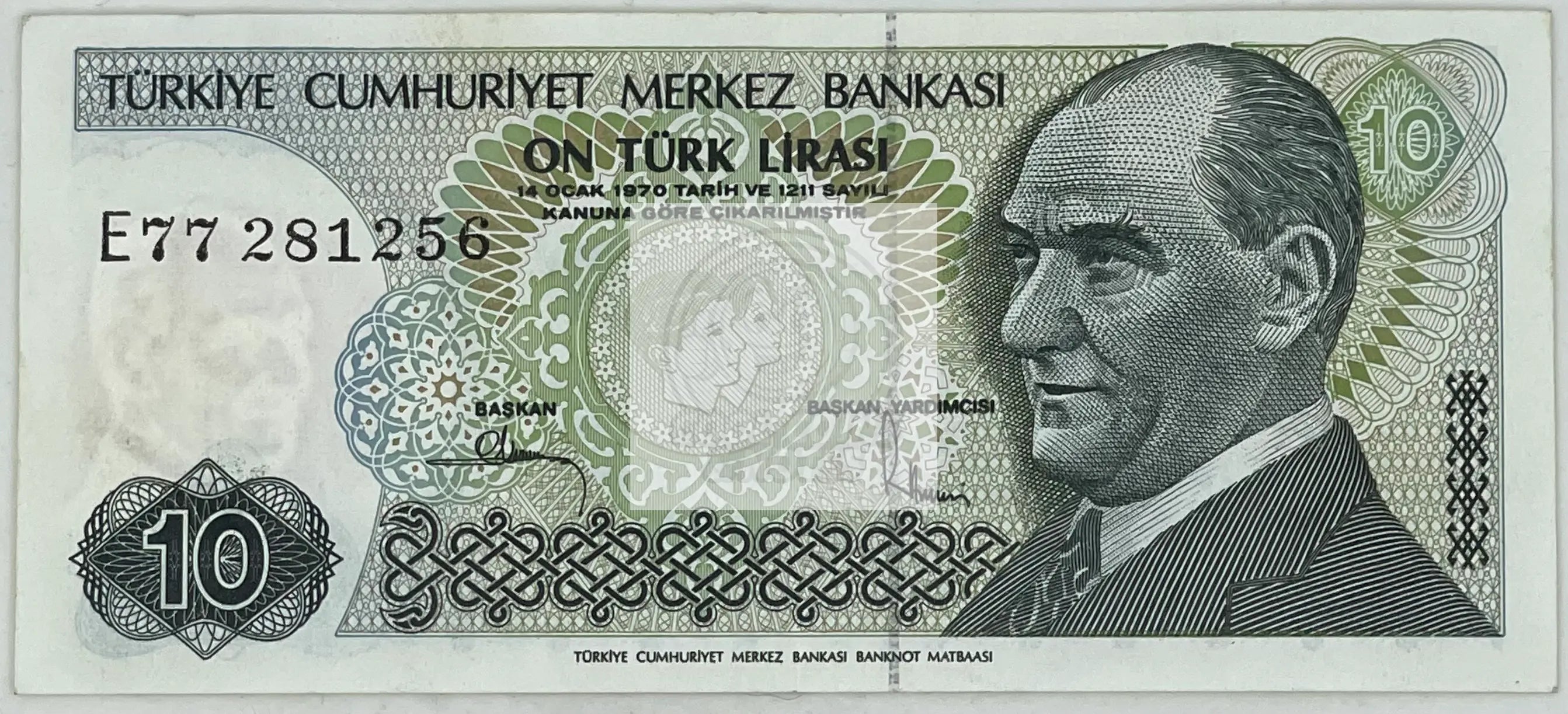 TURKEY P186, 110 LIRASI, Mustafa Kemel Atatürk / Maiden tower, Istanbul 1970 - Cool Coins & Notes