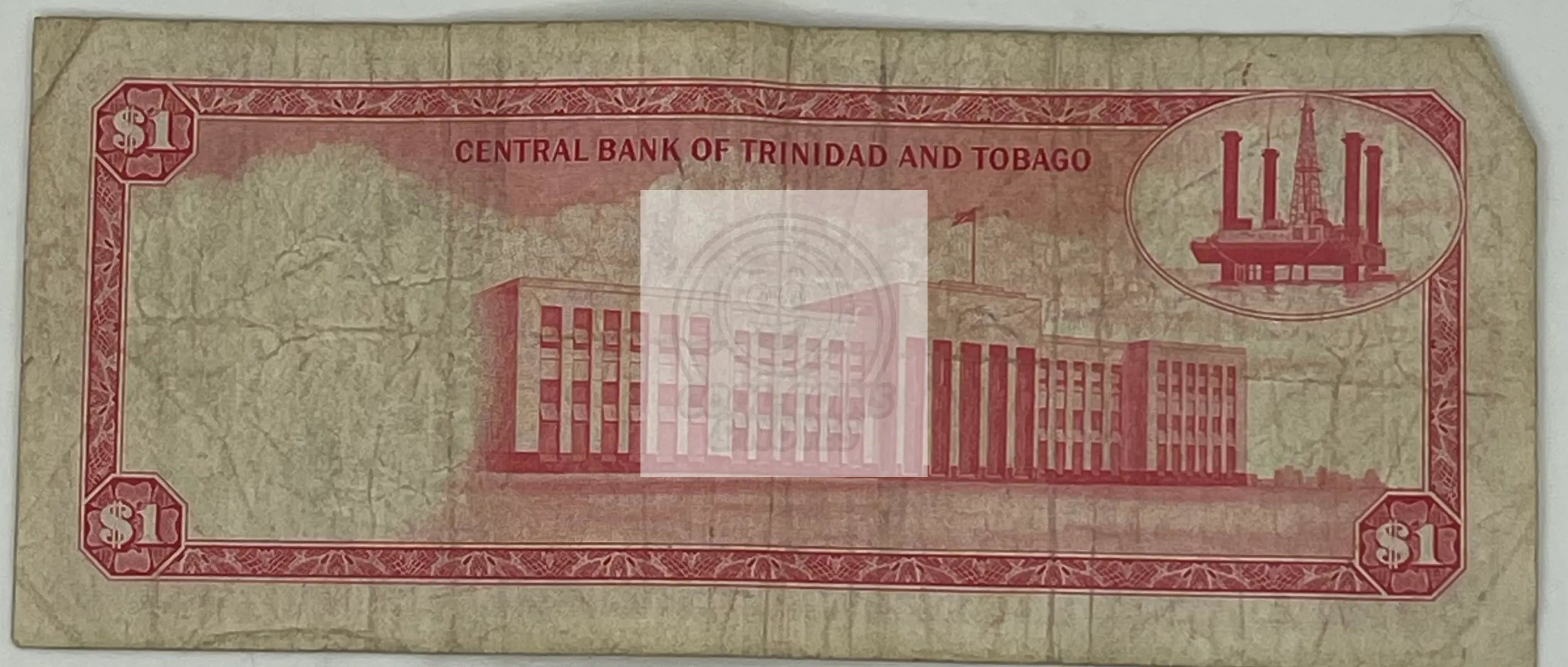 Trinidad & Tobago 1964 1 Dollar P26, Used World Banknote - Cool Coins & Notes