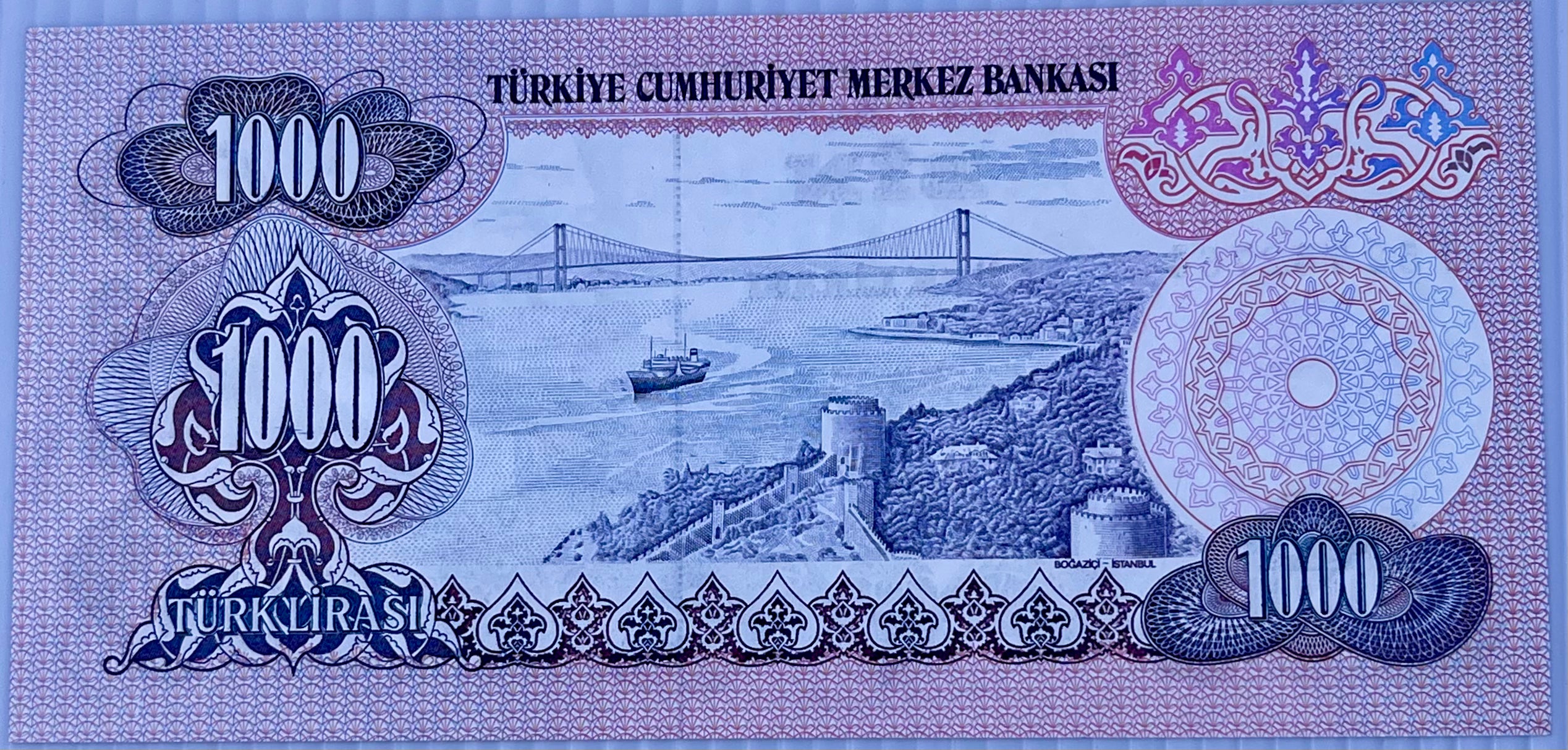 Turkey 1970 1000 Lira P-191 UNC World Banknote Currency Cool Coins & Notes