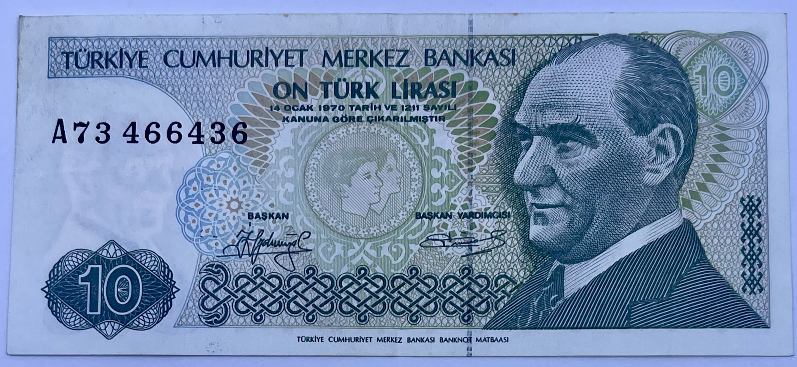 Turkey 1979 10 Lira P-192 Used World Banknote Cool Coins & Notes 