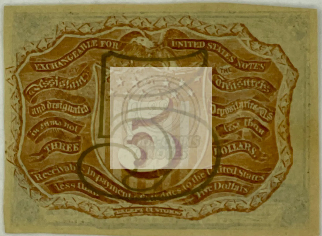USA 1863 5 Cent Fractional Fr#1232 AU, World Banknote - Cool Coins & Notes