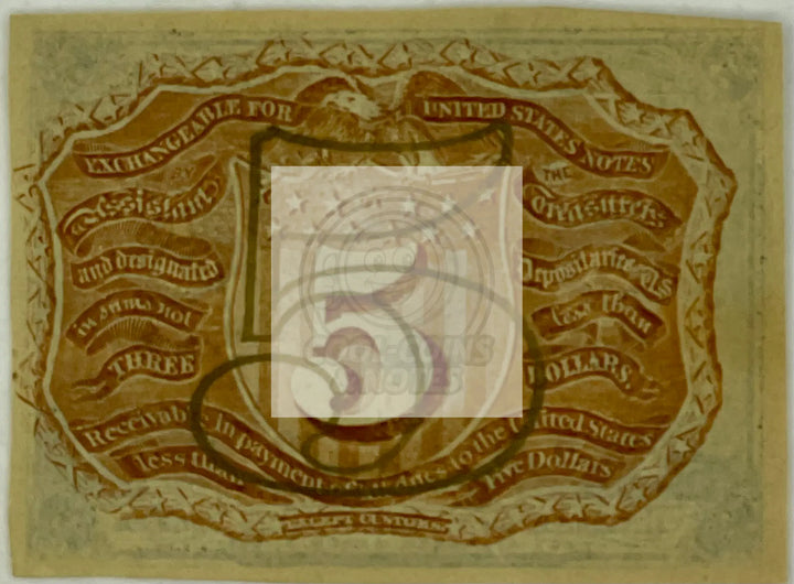 USA 1863 5 Cent Fractional Fr#1232 AU, World Banknote - Cool Coins & Notes