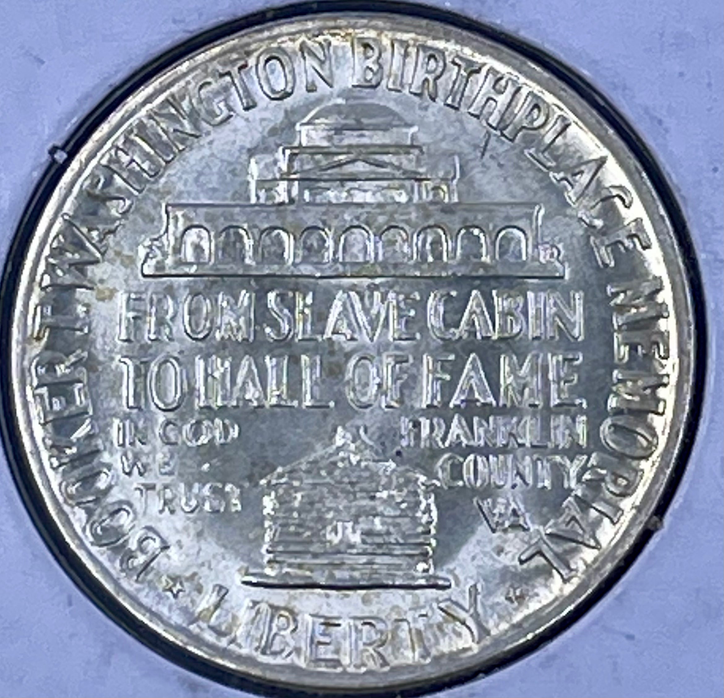 USA 1951 Booker T. Washington Commemorative Half Dollar – 90% Silver Coin KM 198 - Cool Coins & Notes