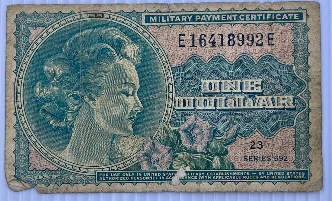 USA 1970 1 Dollar P-M95 MPC Used Banknote - Cool Coins & Notes