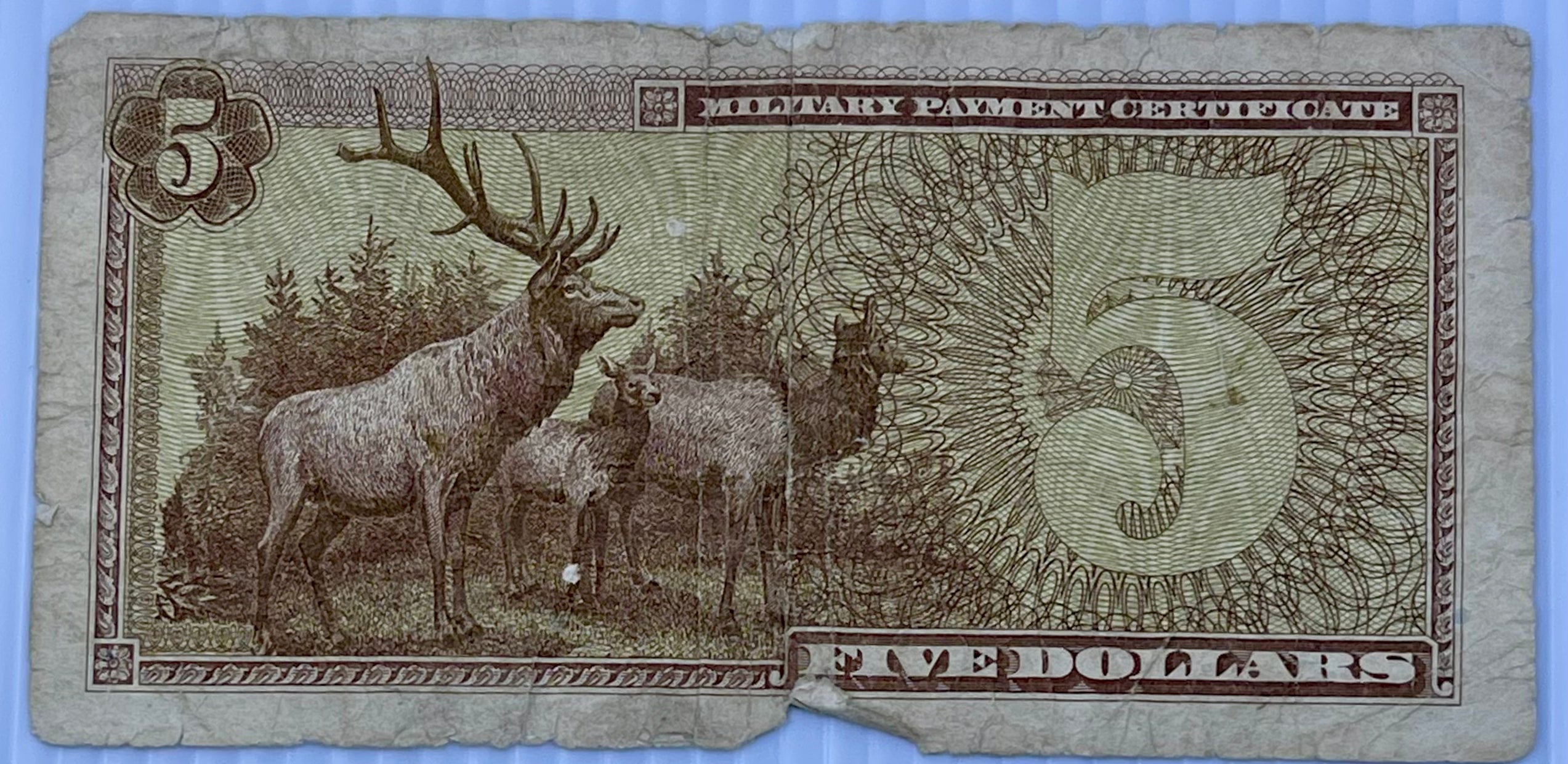 USA 1970 5 Dollars PM-96 Used Banknote - Cool Coins & Notes