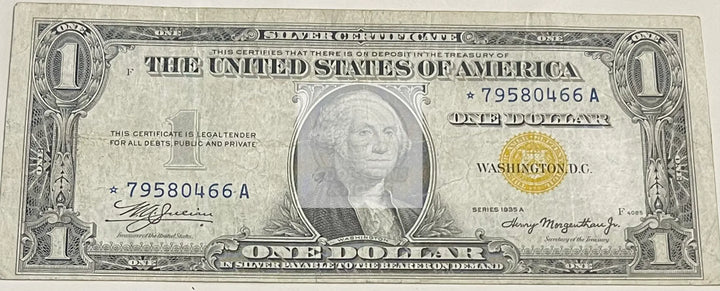 USA * $1 1935-A North Africa Note * -FR. 2306A Block VF Star Banknote - Cool Coins & Notes