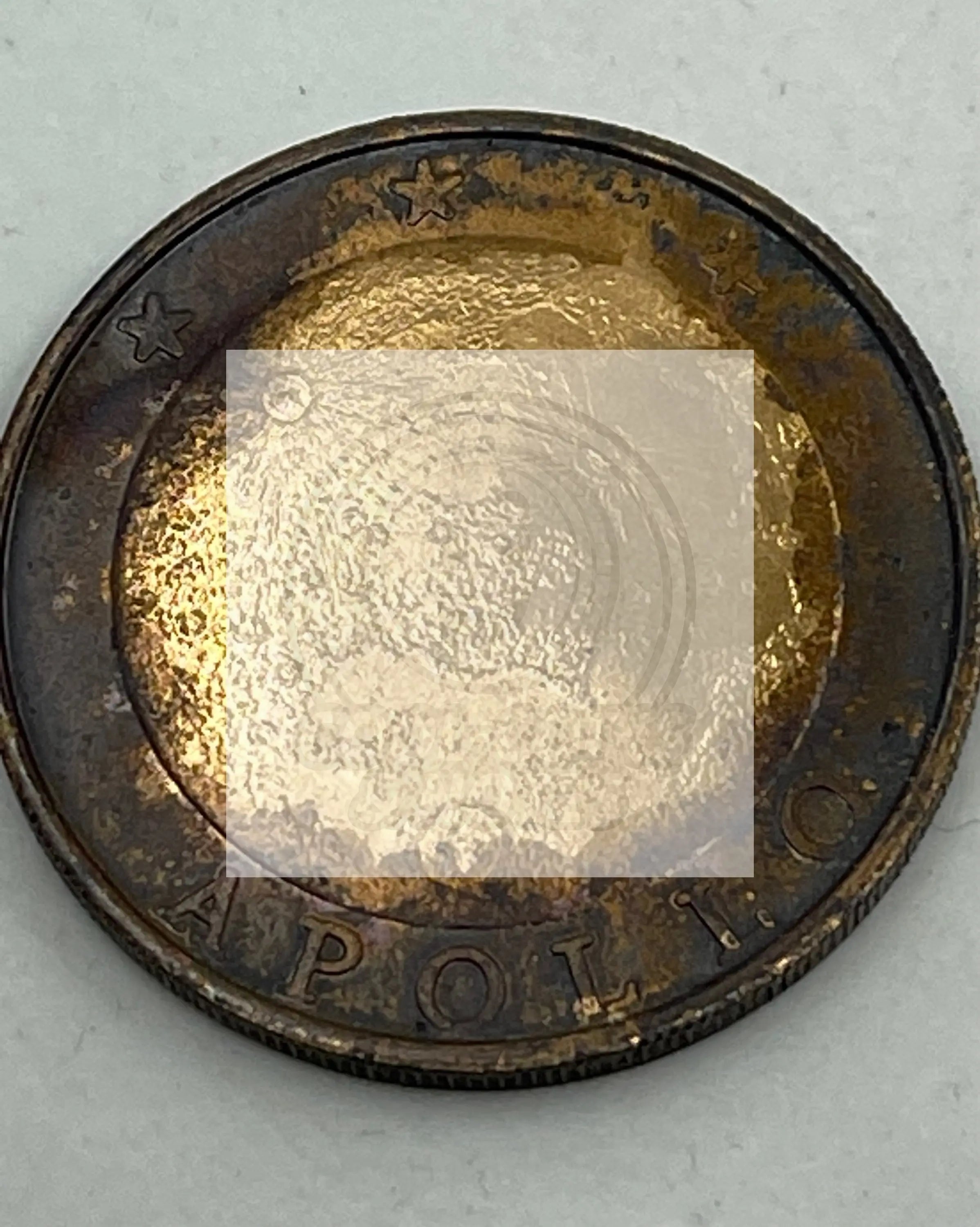 VINTAGE APOLLO 11 FIRST MANNED LUNAR LANDING 1969 METAL - Cool Coins & Notes