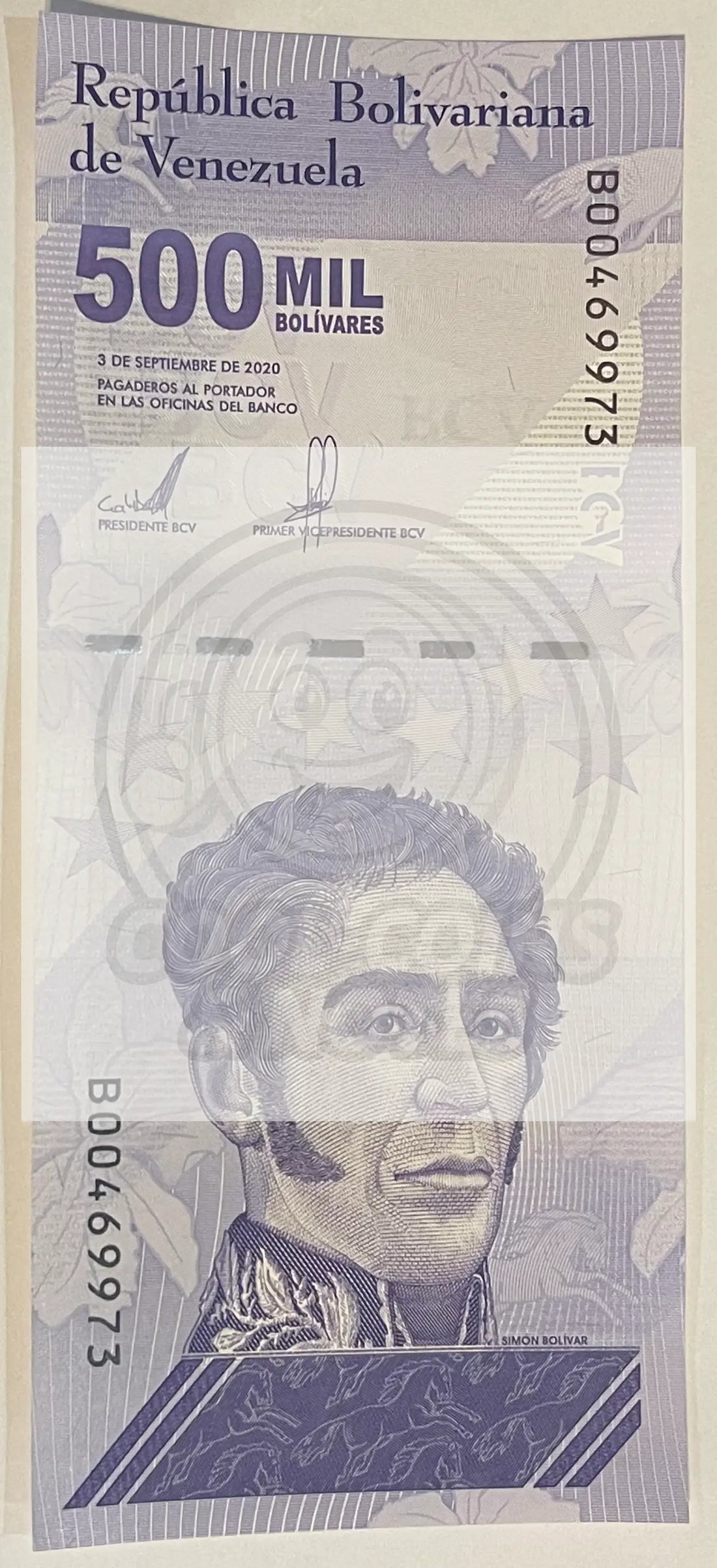 Venezuela 2020 500,000 Bolivar Soberano, P-113, UNC World Banknote - Cool Coins & Notes