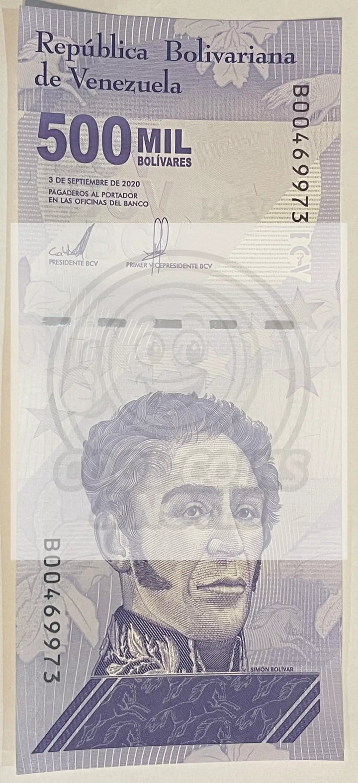 Venezuela 2020 500,000 Bolivar Soberano, P-113, UNC World Banknote - Cool Coins & Notes