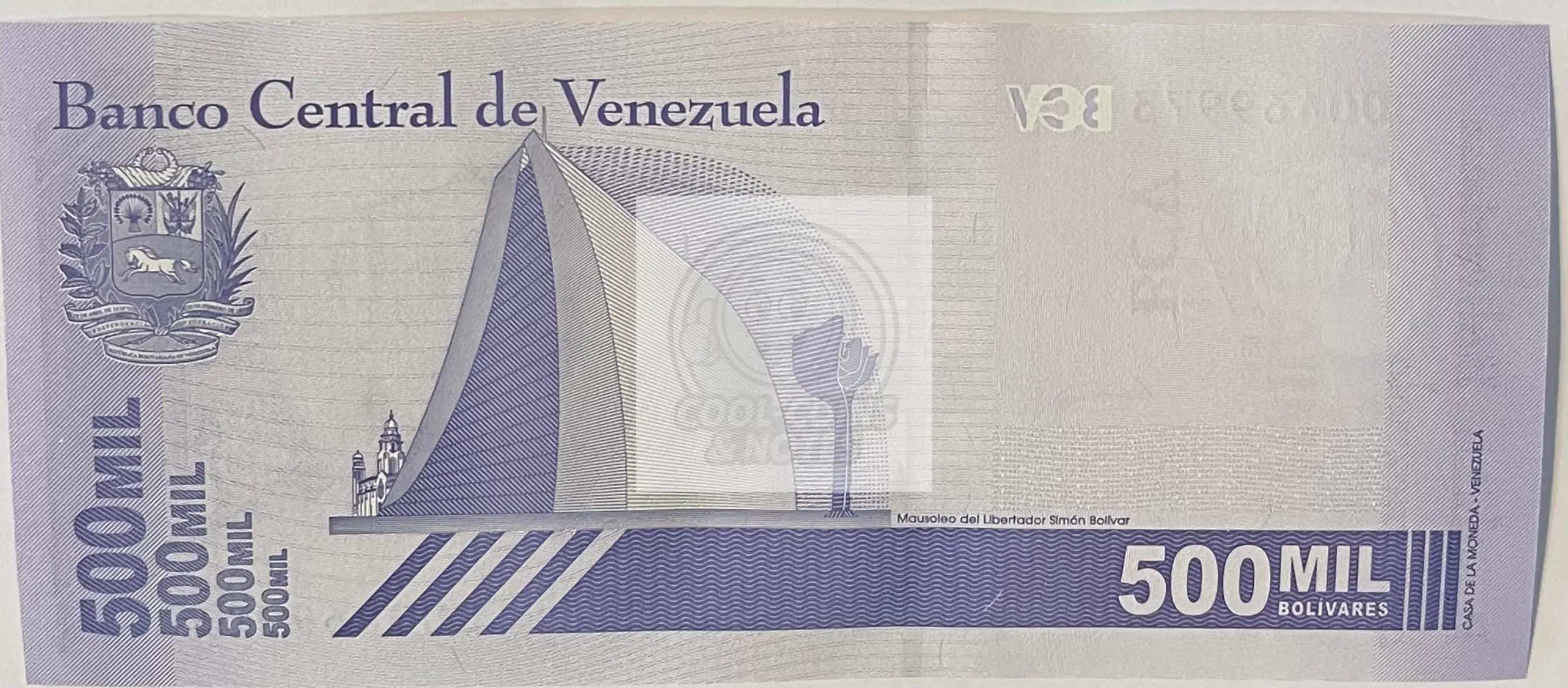 Venezuela 2020 500,000 Bolivar Soberano, P-113, UNC World Banknote - Cool Coins & Notes