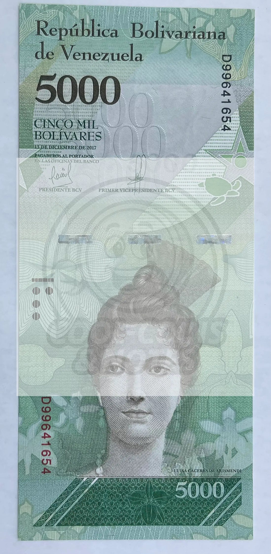 Venezuela 5000 Bolivares P 97a 2016 UNC, World Banknote Currency - Cool Coins & Notes