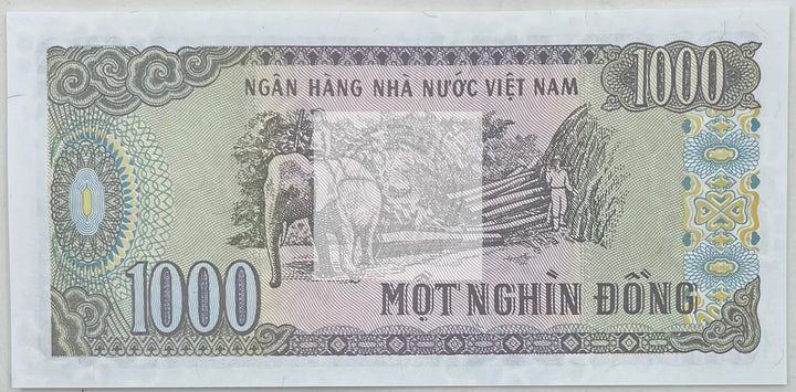 Vietnamese Currency 1,000 Vietnam Dong Banknote, 1988, P-106, UNC - Cool Coins & Notes