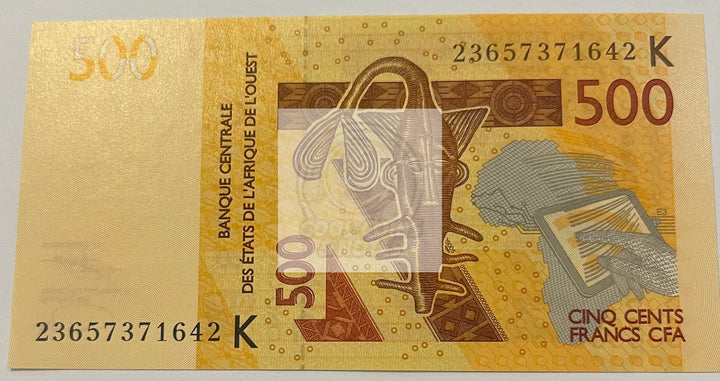 West African States - Senegal 500 Francs 2023, P-719KL, UNC World Banknote Curre - Cool Coins & Notes