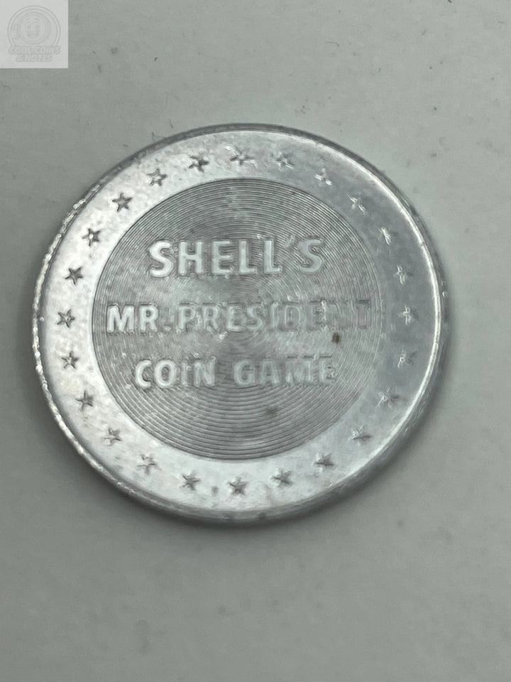 William H Taft Shells Mr President Coin Game 26mm 1909-13 Aluminum 27th - Cool Coins & Notes