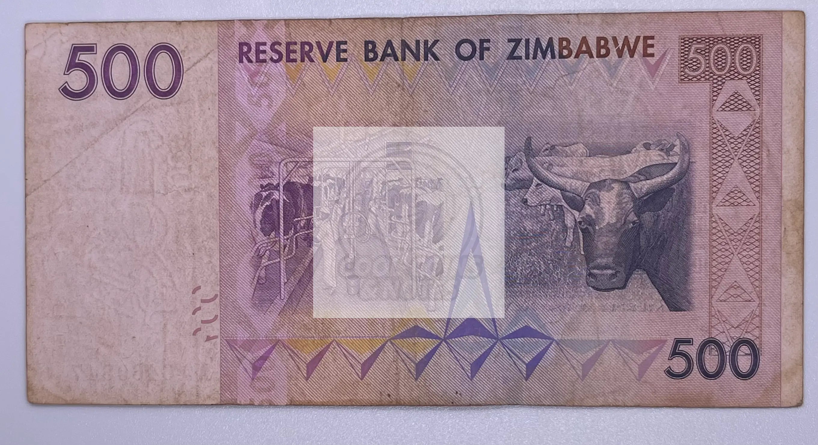 ZIMBABWE 500 DOLLARS, 2007, P-70, Used Banknote - Cool Coins & Notes