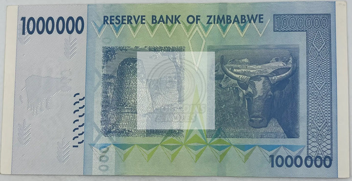 Zimbabwe 1 Million Dollars, 2008, P-77, UNC World Banknote - Cool Coins & Notes
