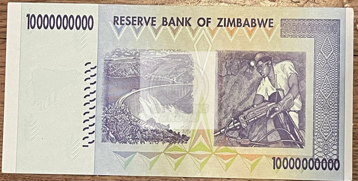 Zimbabwe 10 Billion Dollars Banknote, 2008, P-85, UNC - Cool Coins & Notes