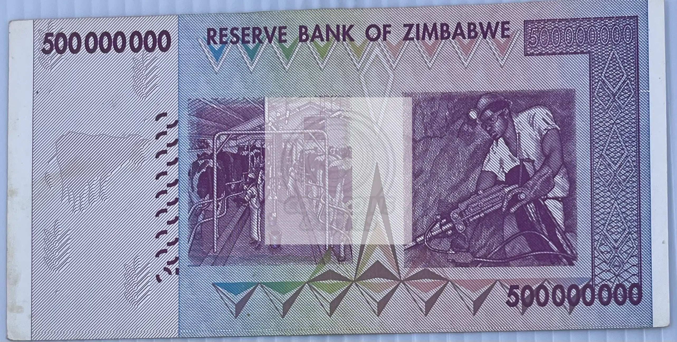 Zimbabwe 500 Million Dollars P-82a AU Used World Banknote Currency - Cool Coins & Notes