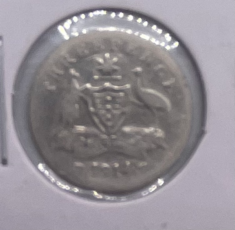 1914 Australia 3P Silver 3 Pence SCARCE King George V KM 24 Coin - Cool Coins & Notes
