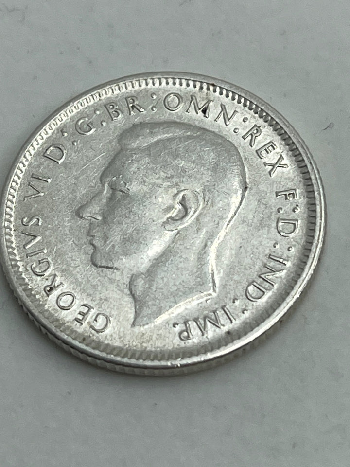 1934-S Australia Schilling Uncirculated  KM #39 - Cool Coins & Notes