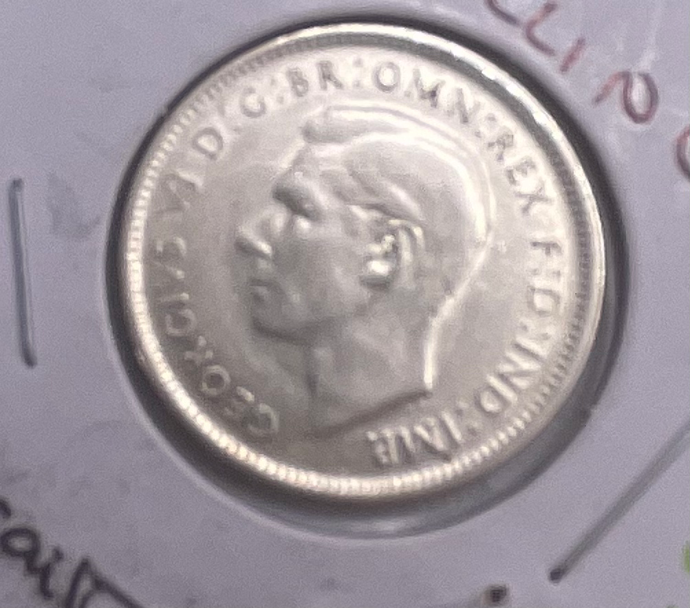 1943 S Australia 1 Shilling KM 35- Fantastic Silver Ram Coin - See Pictures - Cool Coins & Notes