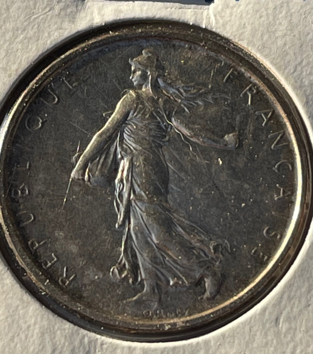 1961 FRANCE 5 FRANCS KM #926 SILVER COIN - Cool Coins & Notes