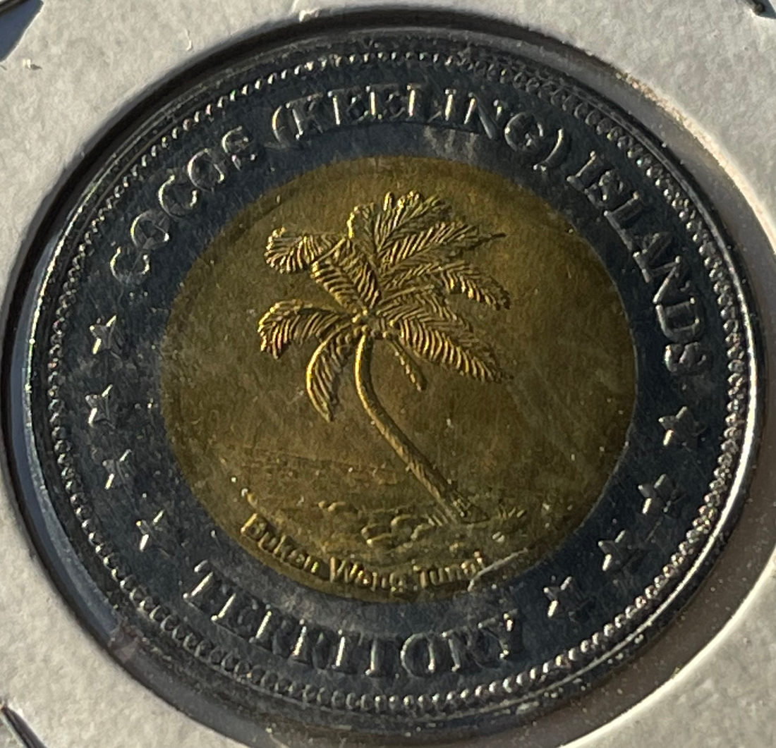 2004 COCOS (KEELING) ISLANDS,5 DOLLARS UNC Coin -MINTAGE=5,000 ONLY - Cool Coins & Notes