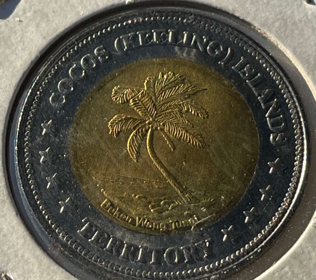 2004 COCOS (KEELING) ISLANDS,5 DOLLARS UNC Coin -MINTAGE=5,000 ONLY - Cool Coins & Notes