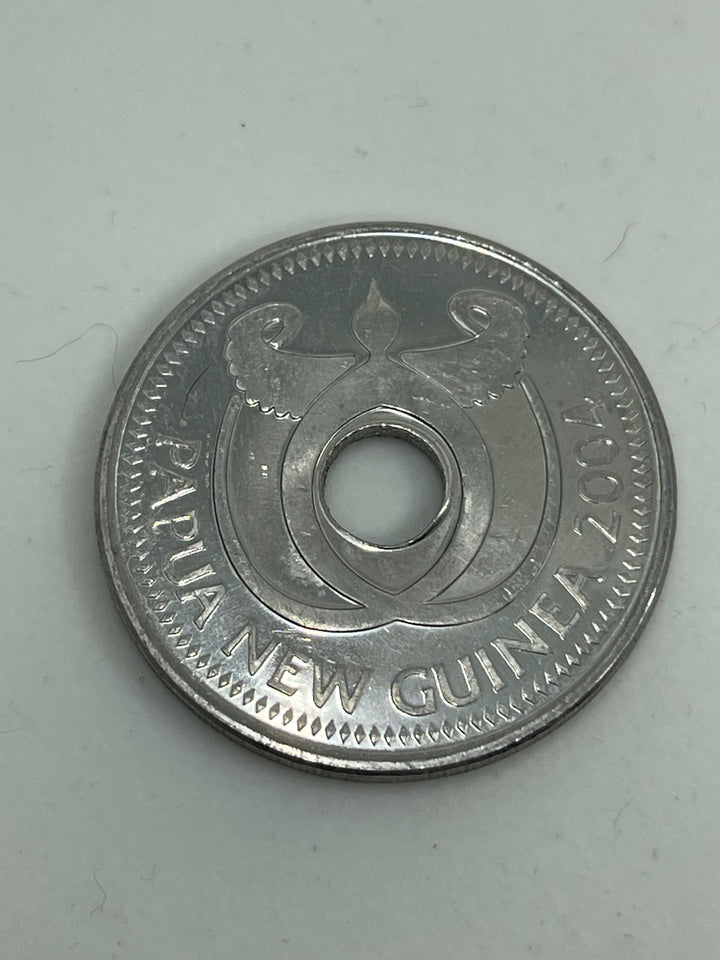 Papua New Guinea 1 Kina 1975 Crocodile UNC - Cool Coins & Notes