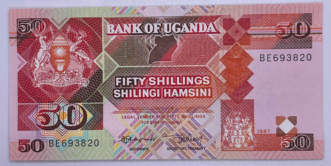 Uganda, 50 Shillings, 1996, KM:30c, UNC, Banknote