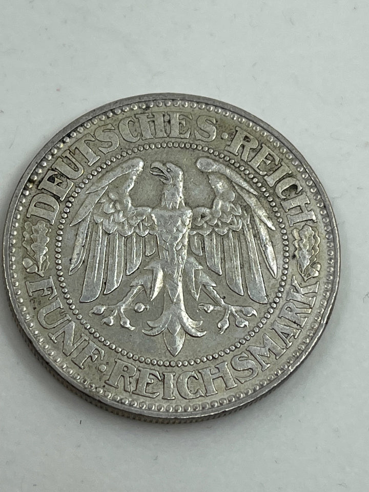 1928 A Germany 5 Marks Oak Tree