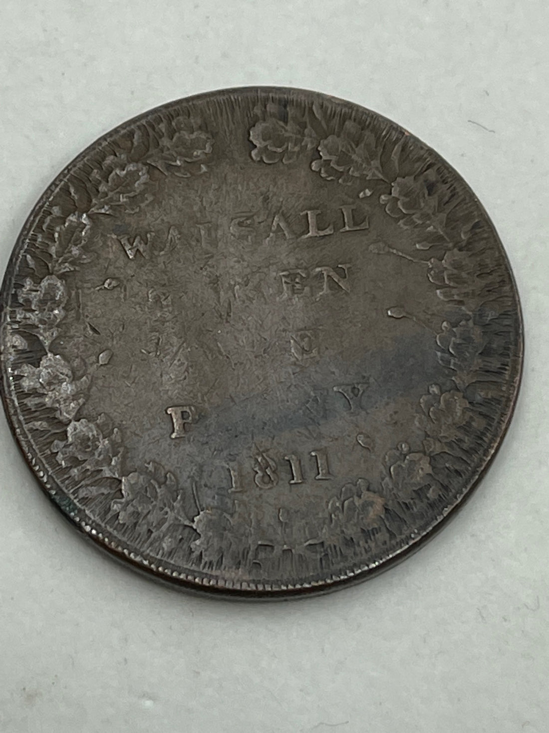 1811 Walsall, (W. 1169) Joseph Parker Token