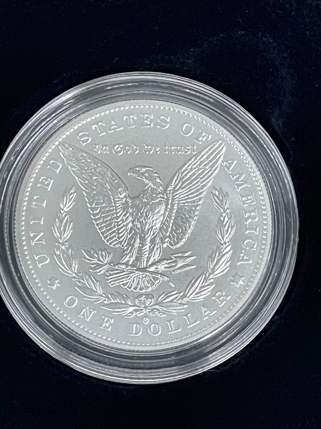 2021-O Morgan Silver Dollar New Orleans In OGP Coin
