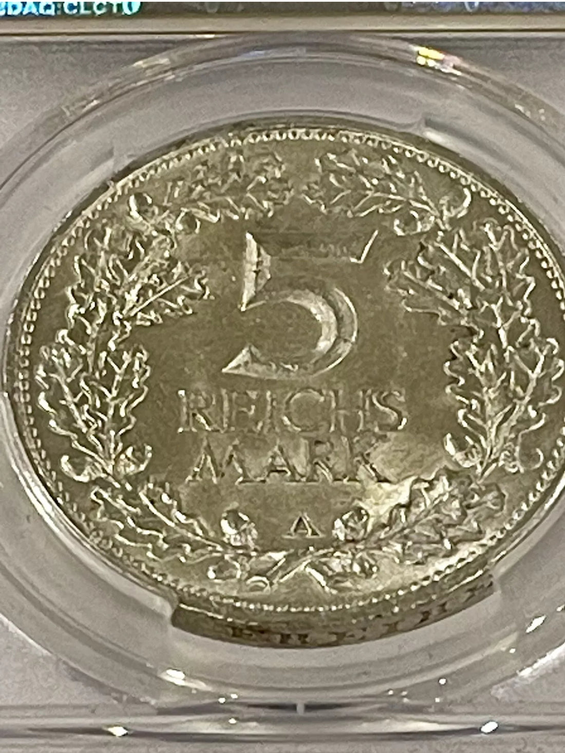 Germany, Weimar Republic: 1925-A5 RM- PCGS MS-63.        SM149 - Cool Coins & Notes