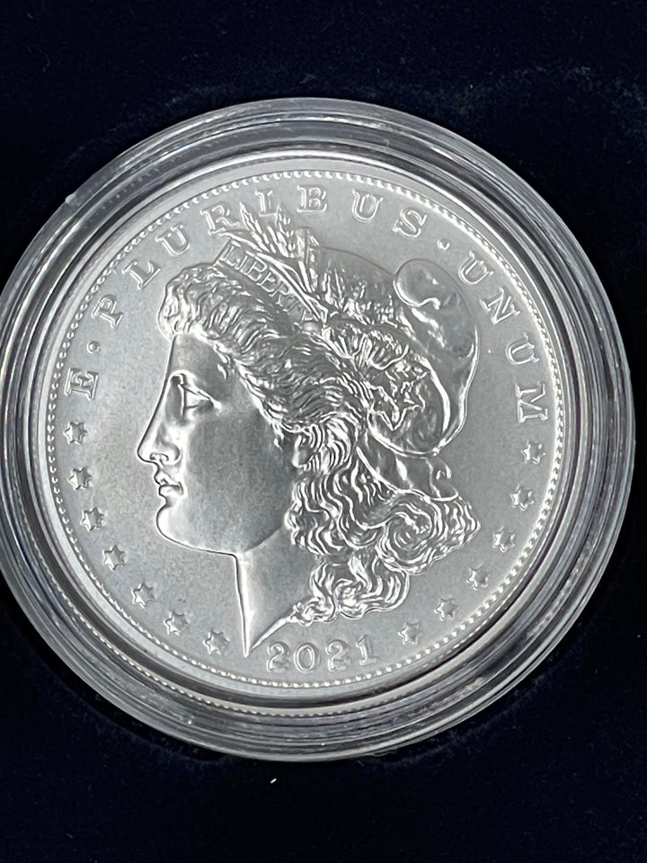 2021-O Morgan Silver Dollar New Orleans In OGP Coin - Cool Coins & Notes