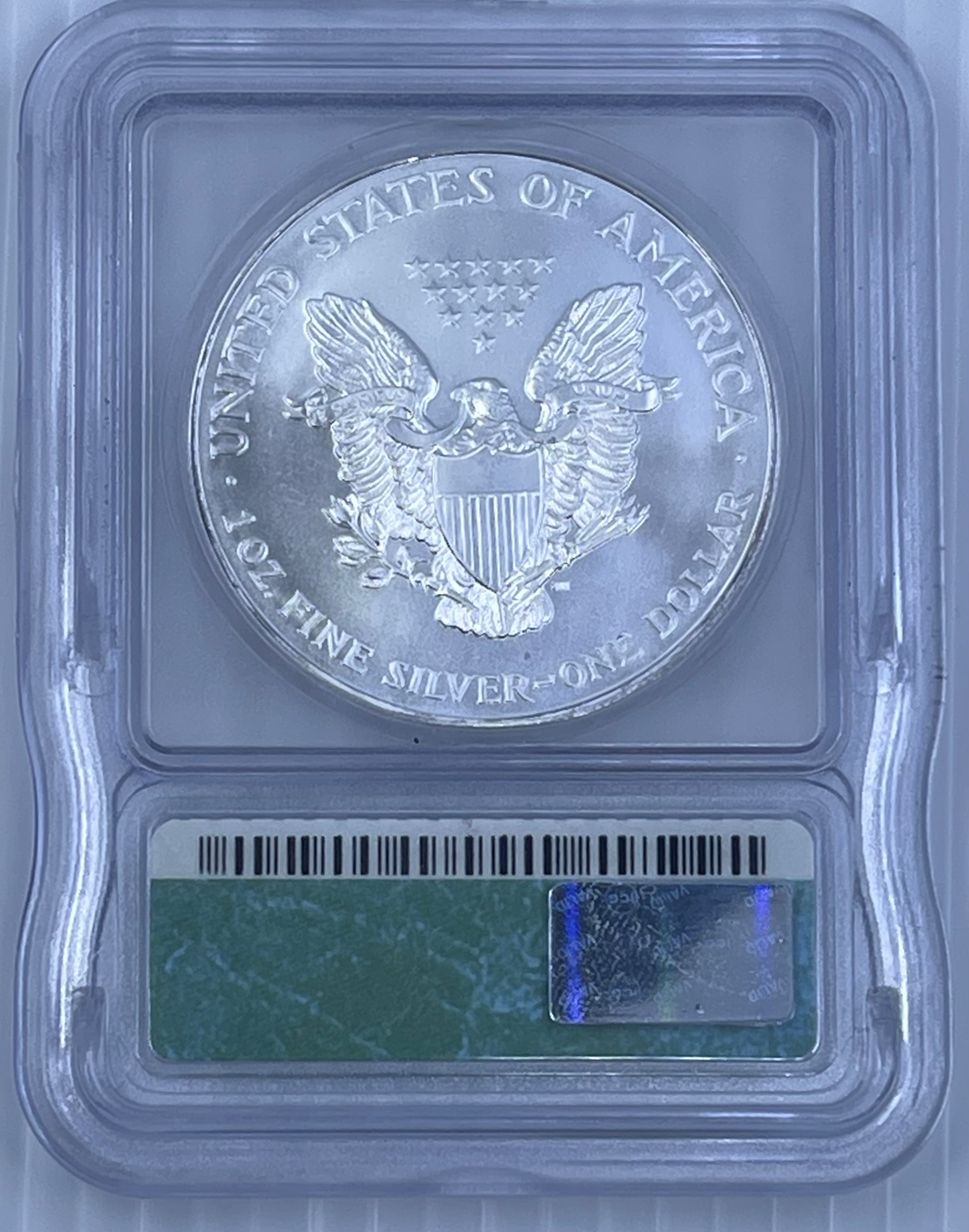 ASE Silver Eagle 1999 ICG MS69 1 Ounce Silver Coin KM 173 - Cool Coins & Notes