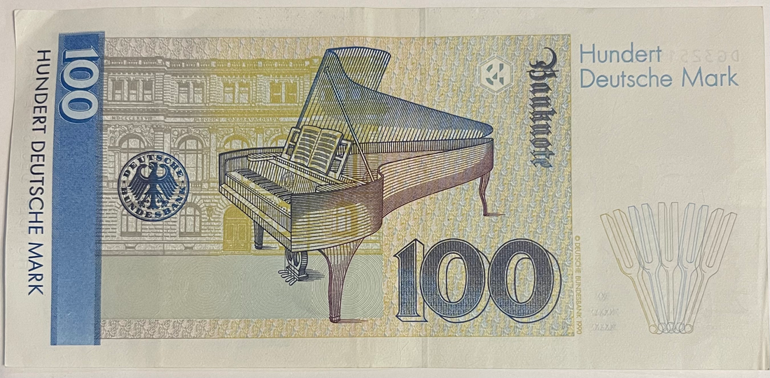 Germany 1993 100 Mark P-41b AU, World Banknote