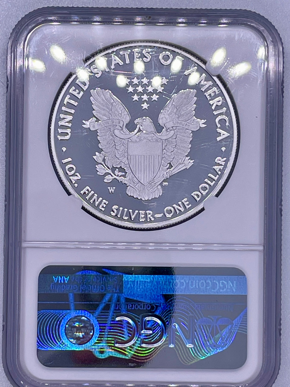 2020 W $1 NGC PF69 ULTRA CAMEO V75 PRIVY SILVER EAGLE WORLD WAR II 75th ANN