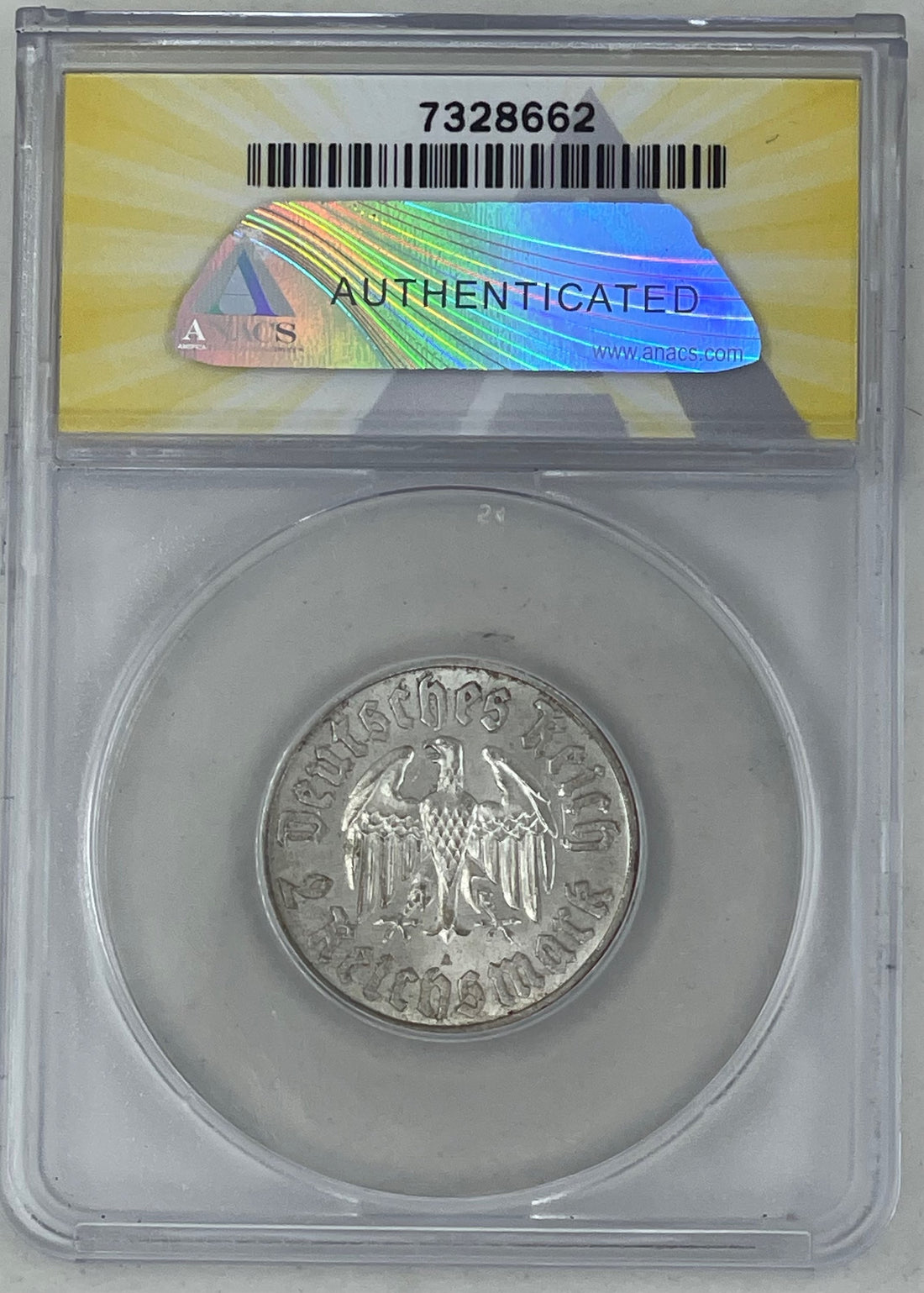 Germany, Third Reich, 1933-A 2 Mark Luther, KM-79, ANACS MS 63 Coin